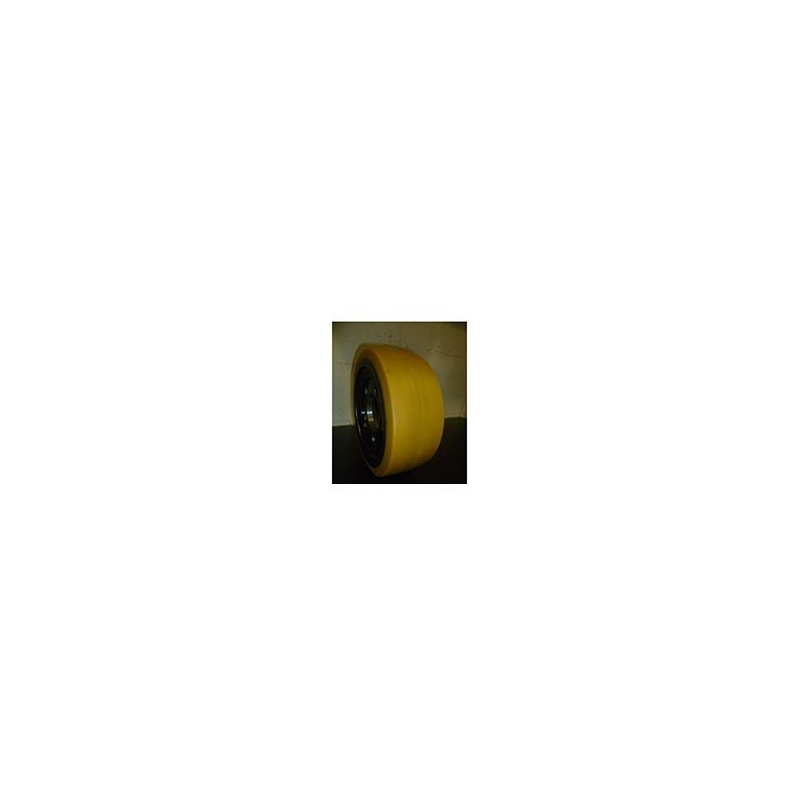 Roue motrice anti trace en caoutchouc