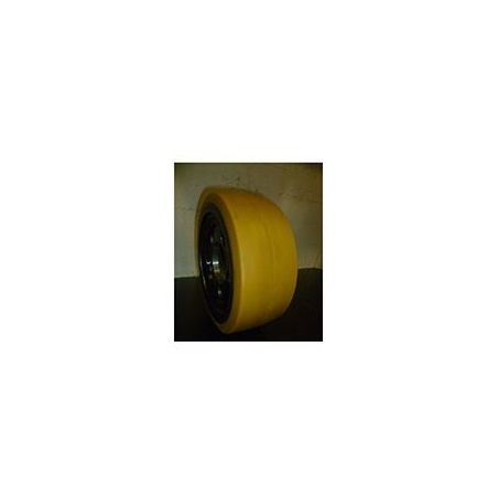 Roue motrice anti trace en caoutchouc