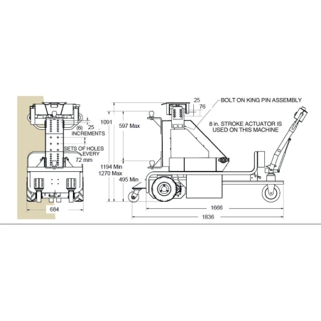 Tire remorque électrique 9 000 kg DJ PRODUCTS