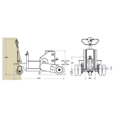 Tire remorque électrique 23 000 kg DJ PRODUCTS