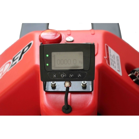 Location transpalette électrique 1500 kg peseur
