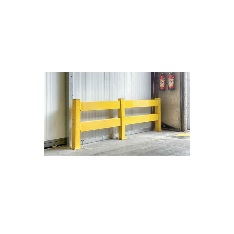 Rails de sécurité pour protection en entrepôt