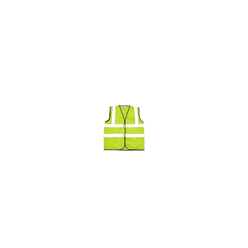 Gilet jaune avec bandes réfléchissantes Gilet jaune avec bandes réfléchissantes