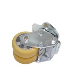 Roue fixe double de 140 mm de diamètre