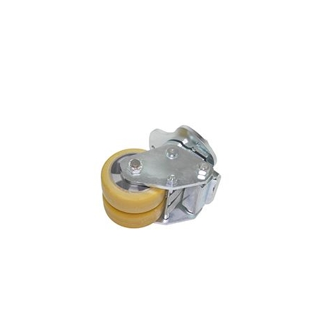Roue fixe double de 140 mm de diamètre