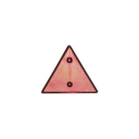 Catadioptre triangulaire couleur rouge