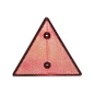 Catadioptre triangulaire couleur rouge