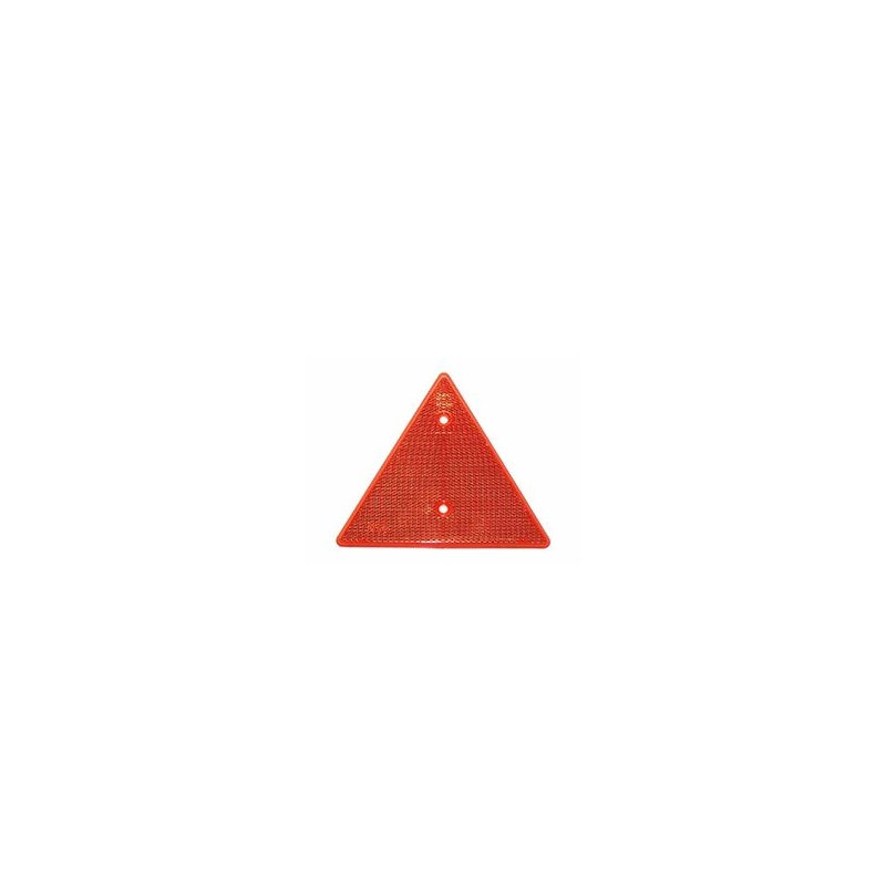 Catadioptre triangulaire couleur rouge