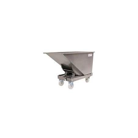 Benne auto basculante en acier inoxydable