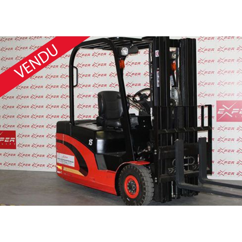 Chariot élévateur frontal électrique 1500 kg Chariot élévateur frontal électrique 1500 kg