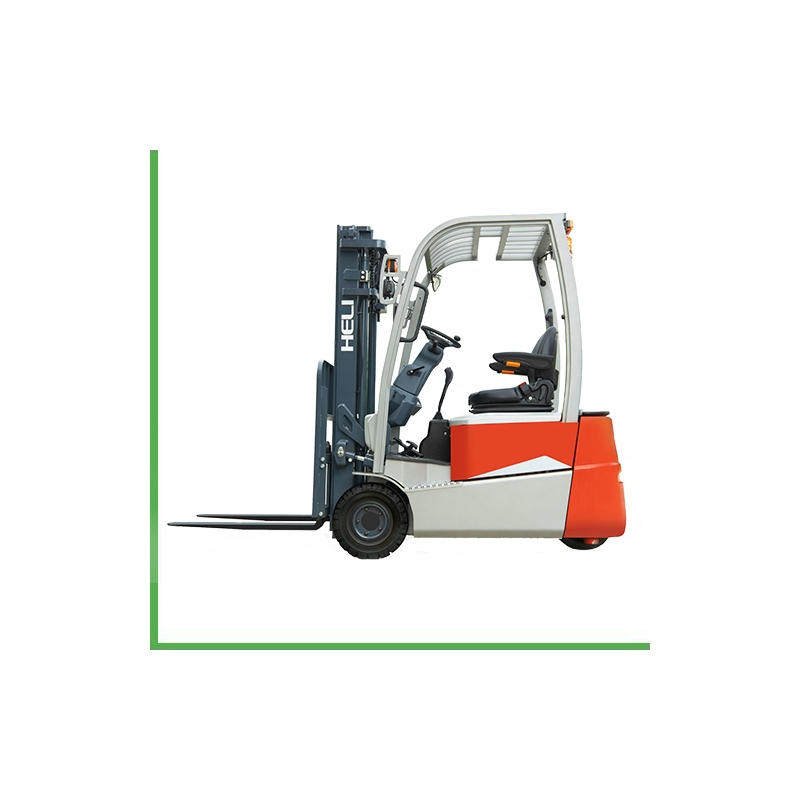 Location chariot élévateur électrique Lithium 1600 kg 3 roues HELI