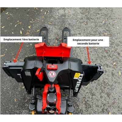 Transpalette Lithium 1500 kg roues stabilisatrices EP- F4 Li2
