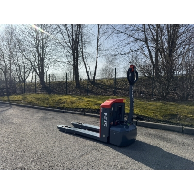 Transpalette électrique Lithium 1500 kg accompagnant HELI - CBD15-BLiH