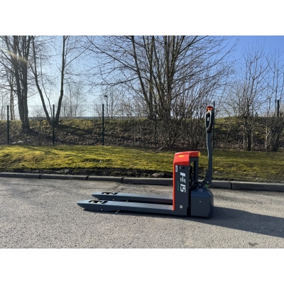 Transpalette électrique Lithium 1500 kg accompagnant HELI - CBD15-BLiH