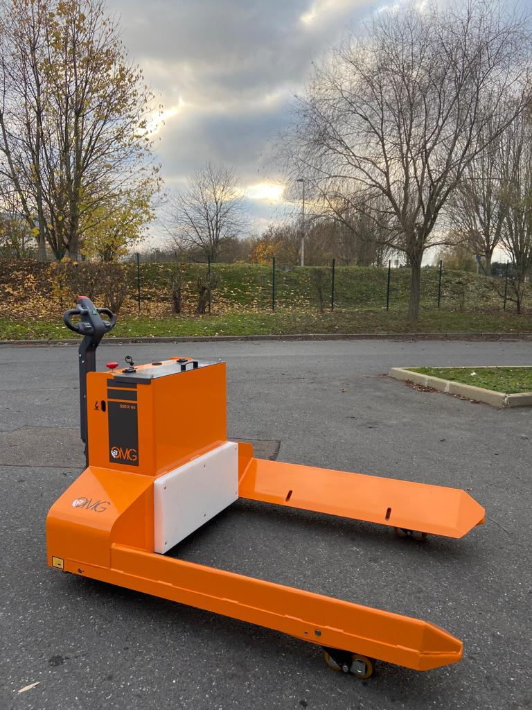 Transpalette porte bobines