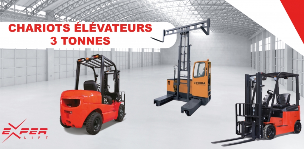 Chariots élévateurs 3 tonnes