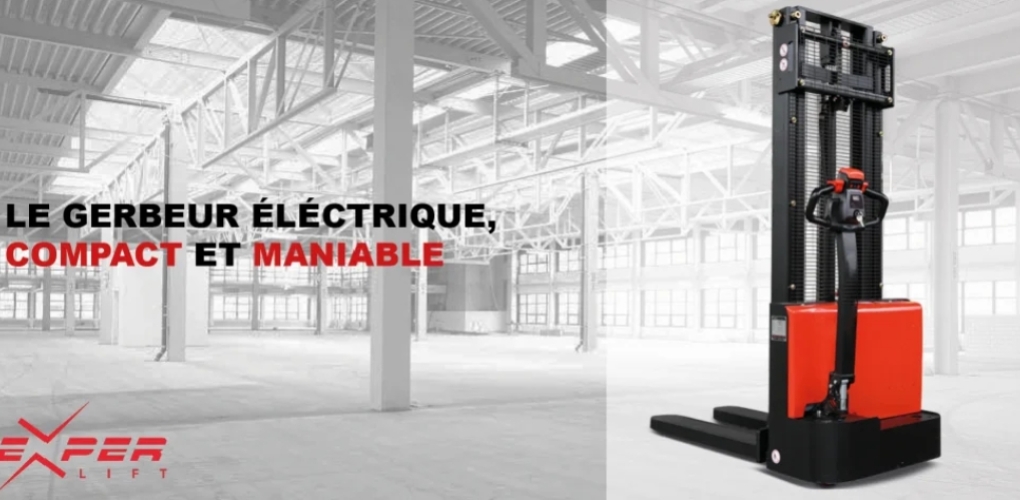 Le gerbeur électrique, compact et maniable