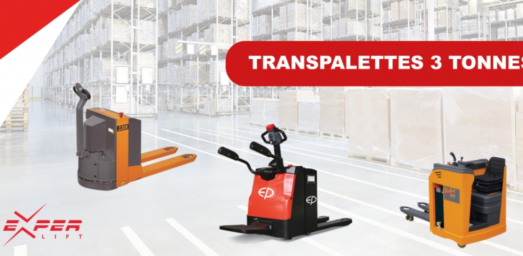 Transpalette 3 tonnes