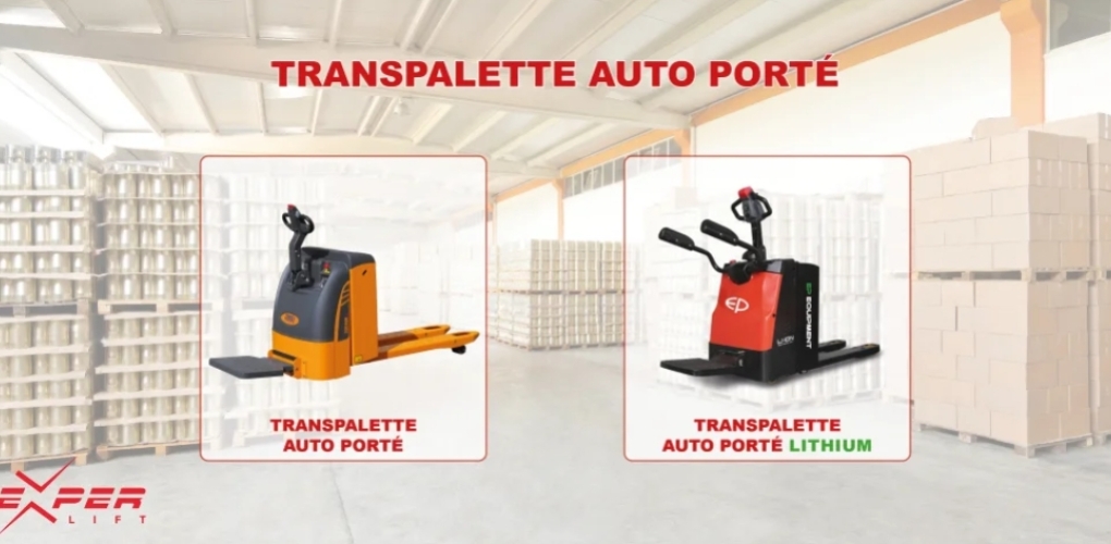 Transpalette auto porté