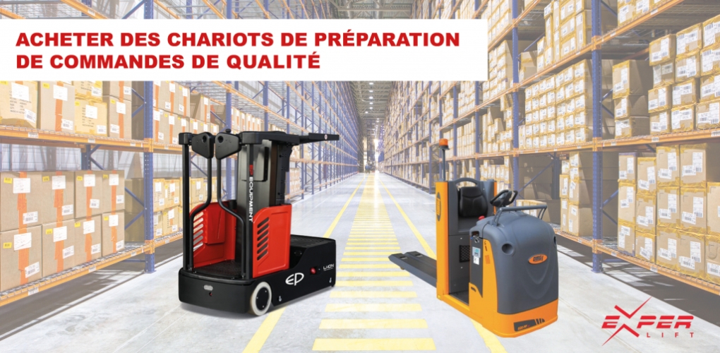 Acheter des chariots de préparateurs de commandes de qualité
