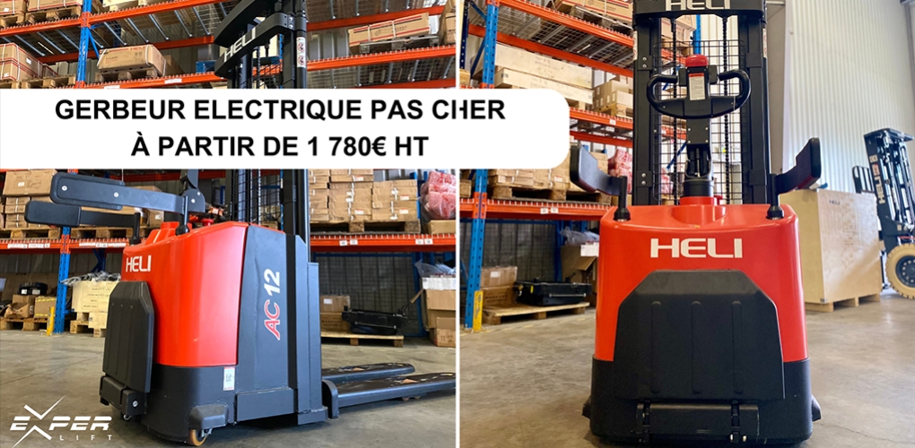  Gerbeur electrique pas cher à partir de 1 780€ HT